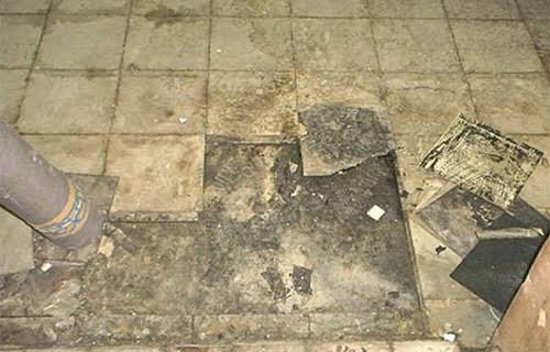 what does asbestos tile look like