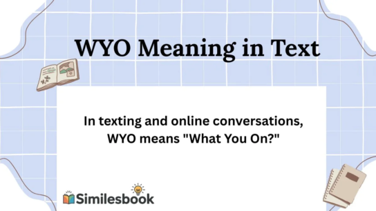 wyo meaning in text